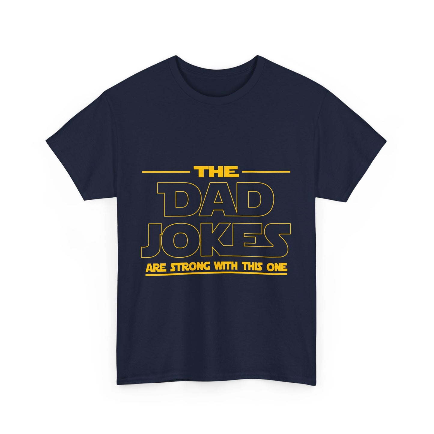 Dad Jokes Unisex Heavy Cotton Tee, Funny Tee for Dads, Gift for Father's Day, Humor Shirt, Casual Wear, Family Gathering
