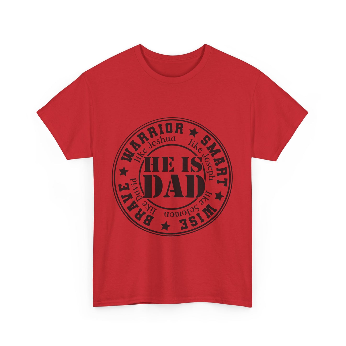 Father's Day Warrior Tee, Unisex Cotton Shirt, Gift for Dad, Smart and Brave T-Shirt, Inspirational Apparel