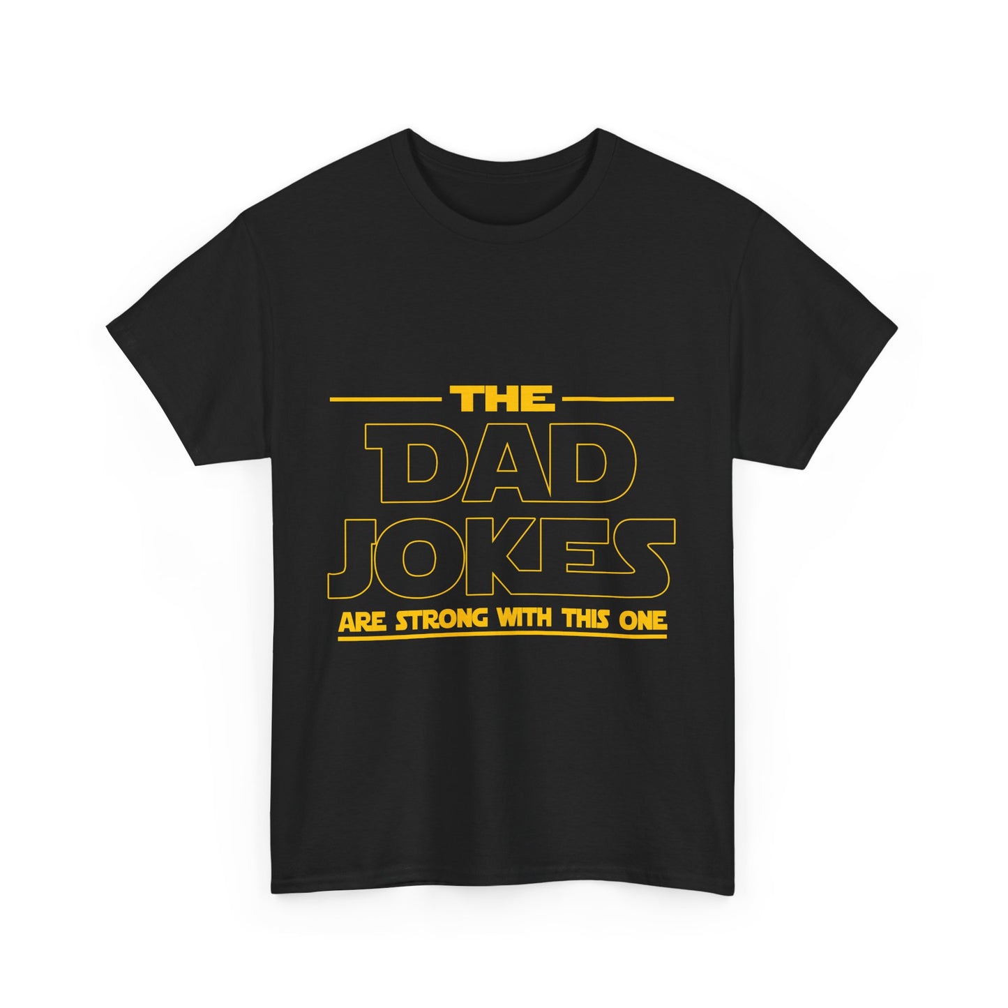 Dad Jokes Unisex Heavy Cotton Tee, Funny Tee for Dads, Gift for Father's Day, Humor Shirt, Casual Wear, Family Gathering