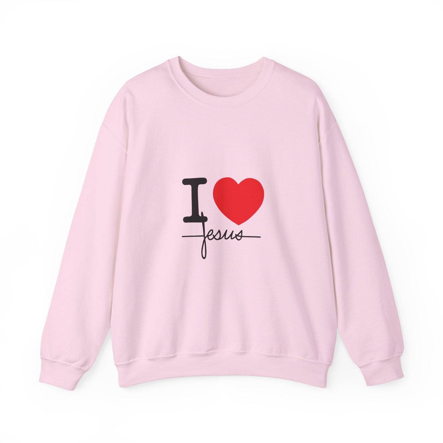 I LOVE JESUS Crewneck Sweatshirt