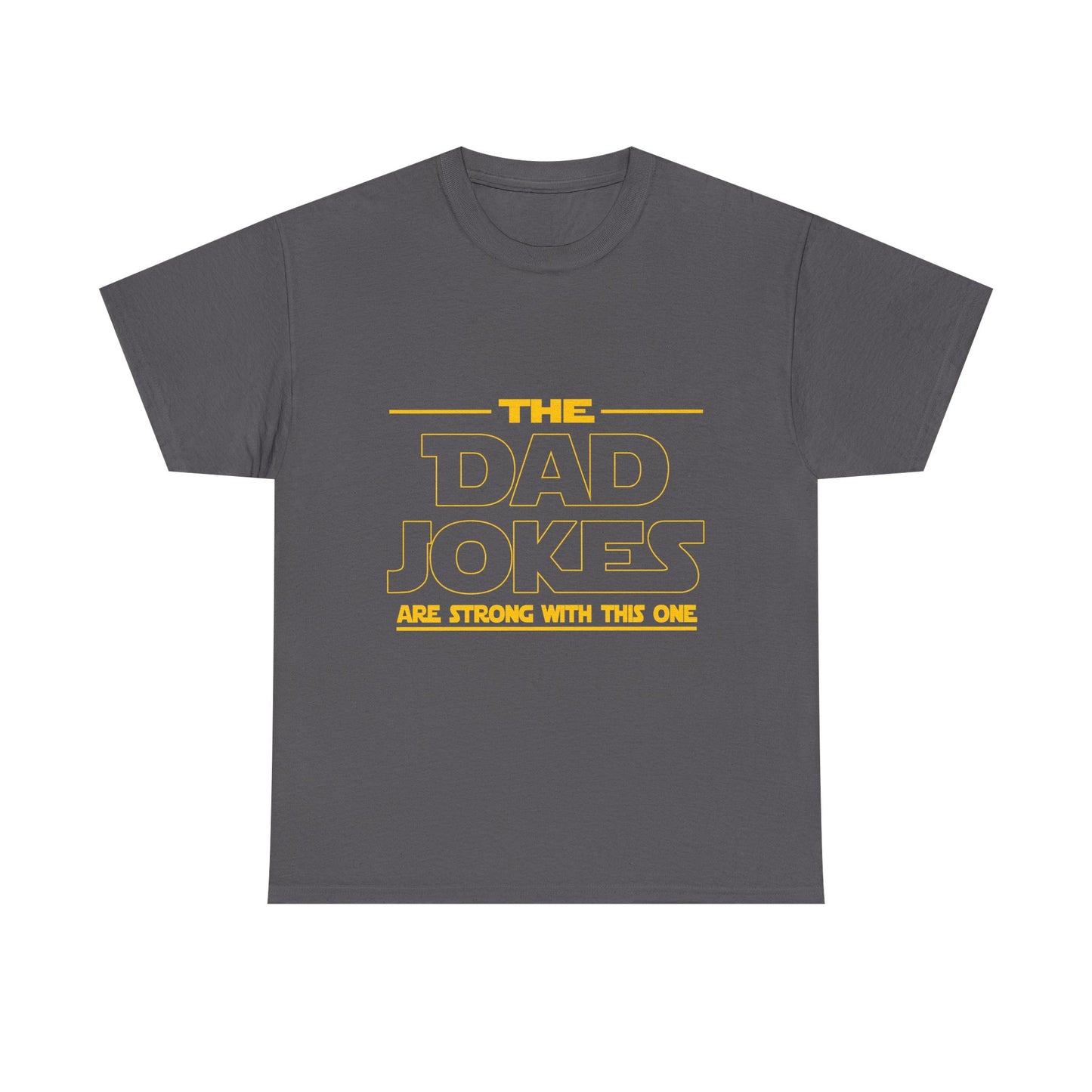 Dad Jokes Unisex Heavy Cotton Tee, Funny Tee for Dads, Gift for Father's Day, Humor Shirt, Casual Wear, Family Gathering