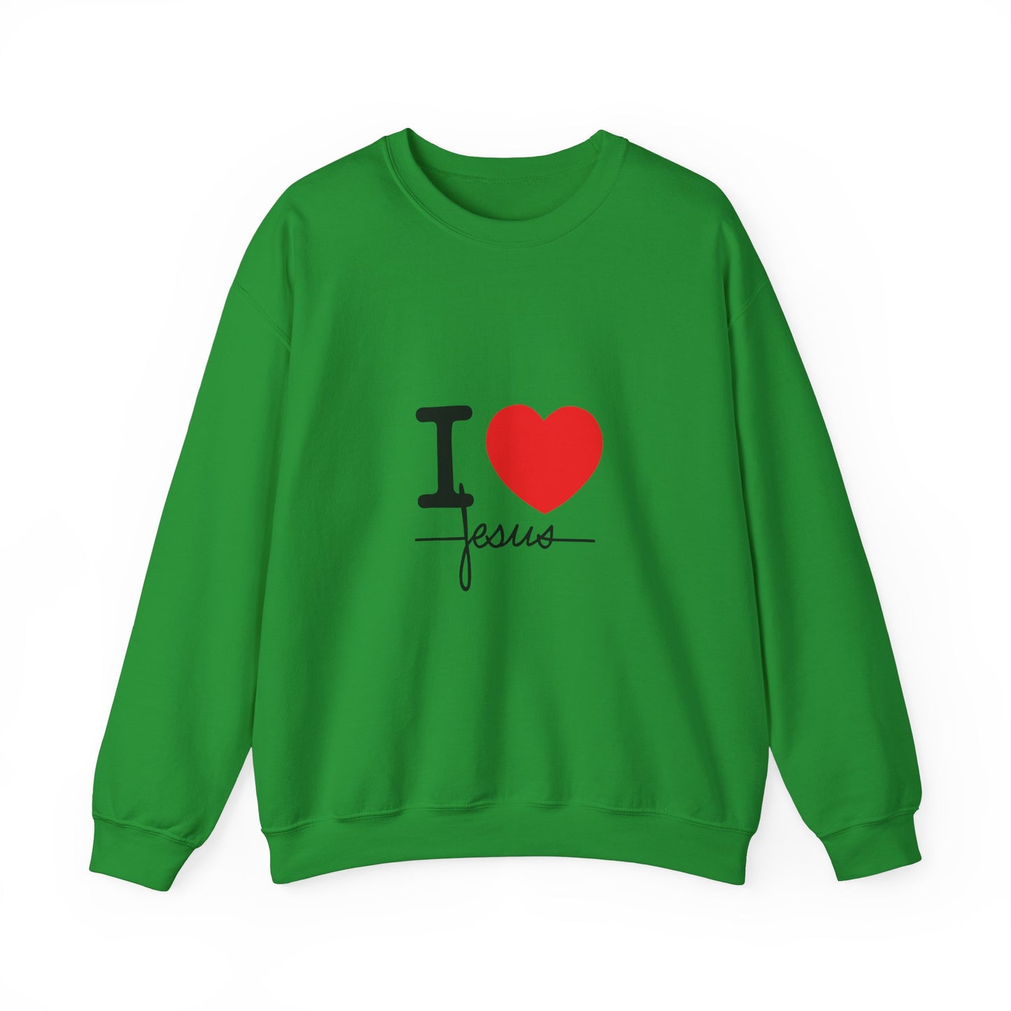 I LOVE JESUS Crewneck Sweatshirt