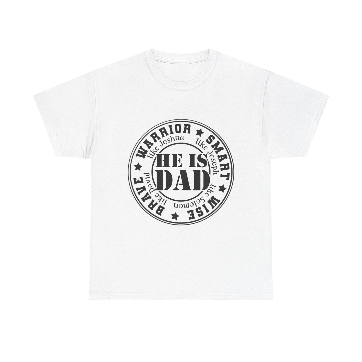 Father's Day Warrior Tee, Unisex Cotton Shirt, Gift for Dad, Smart and Brave T-Shirt, Inspirational Apparel