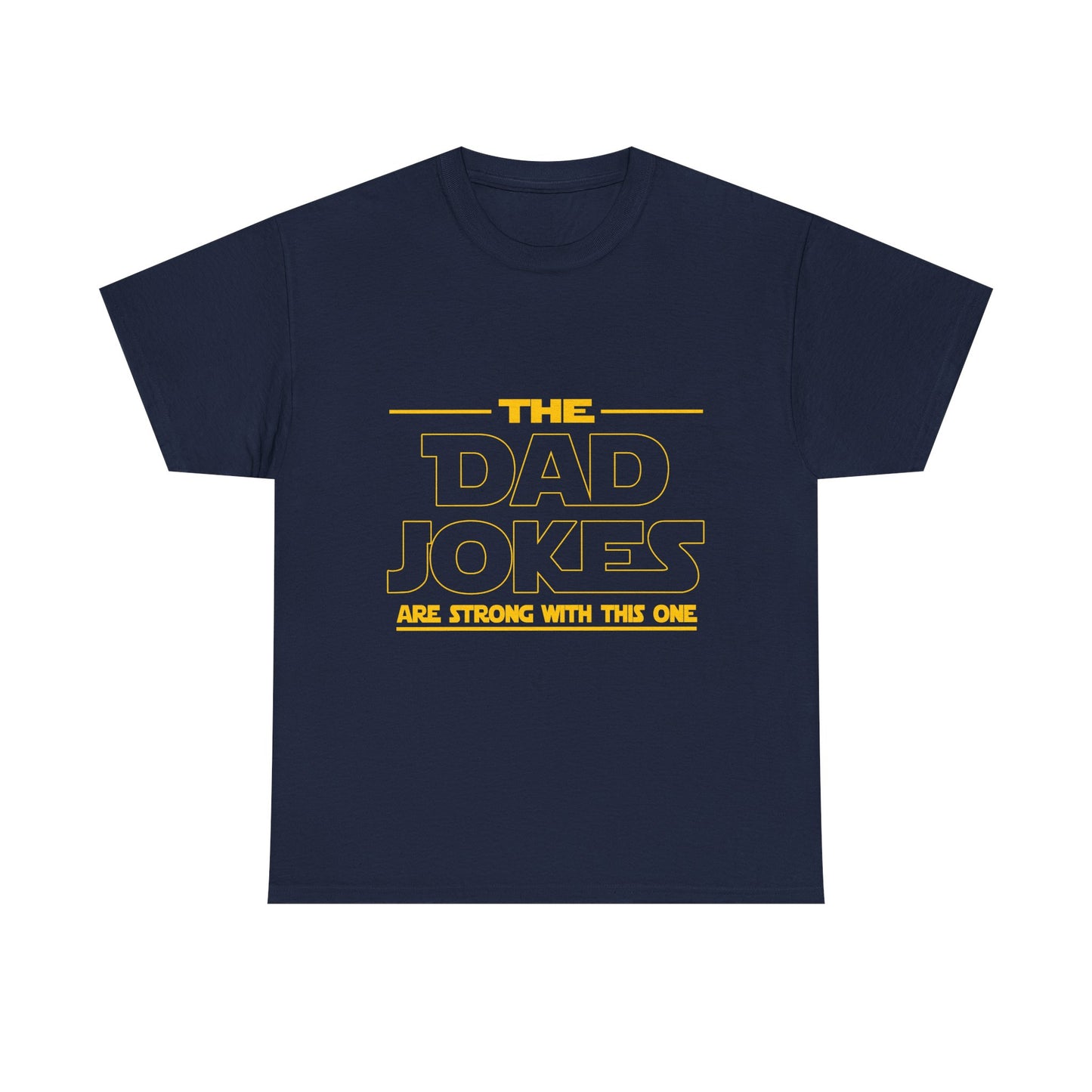 Dad Jokes Unisex Heavy Cotton Tee, Funny Tee for Dads, Gift for Father's Day, Humor Shirt, Casual Wear, Family Gathering