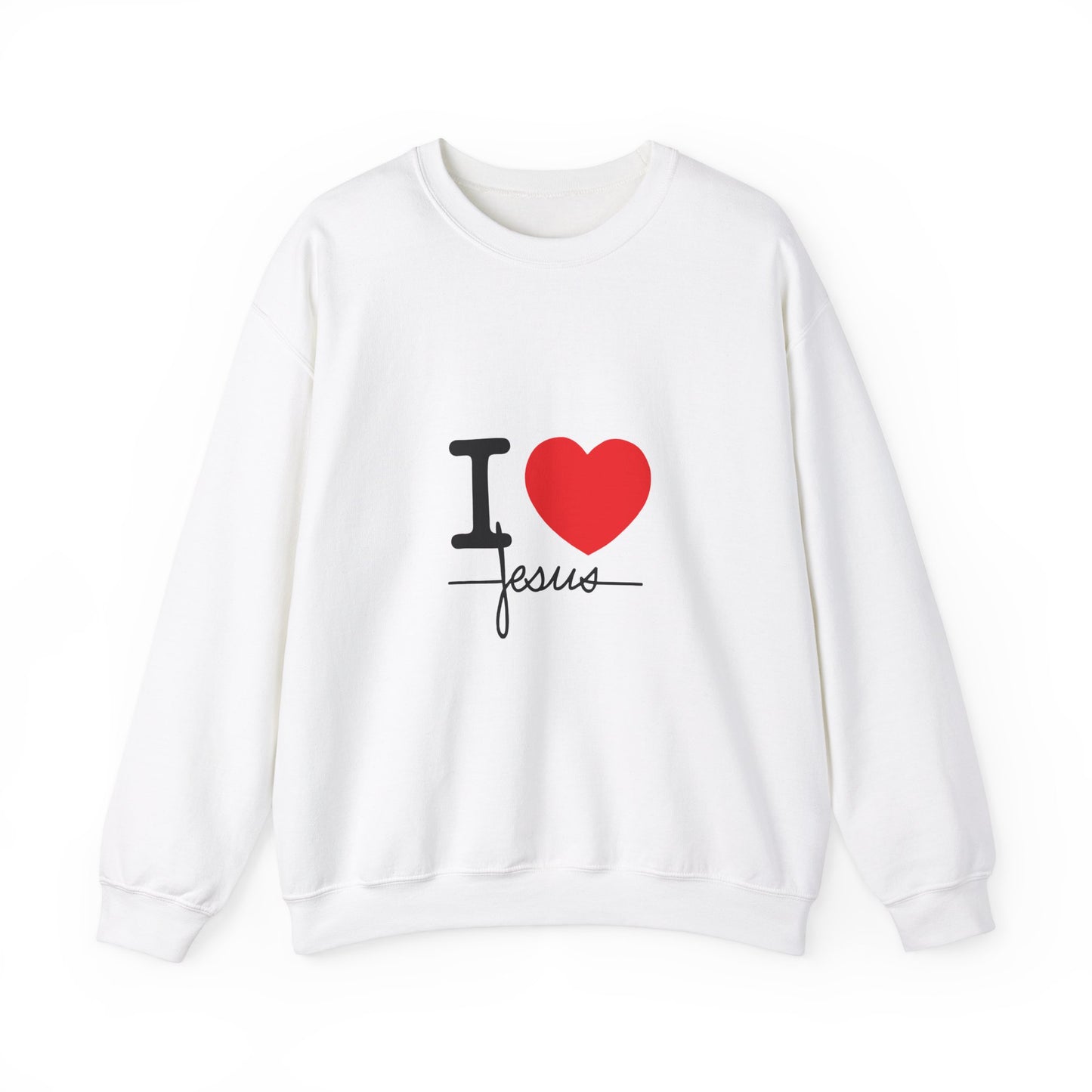 I LOVE JESUS Crewneck Sweatshirt