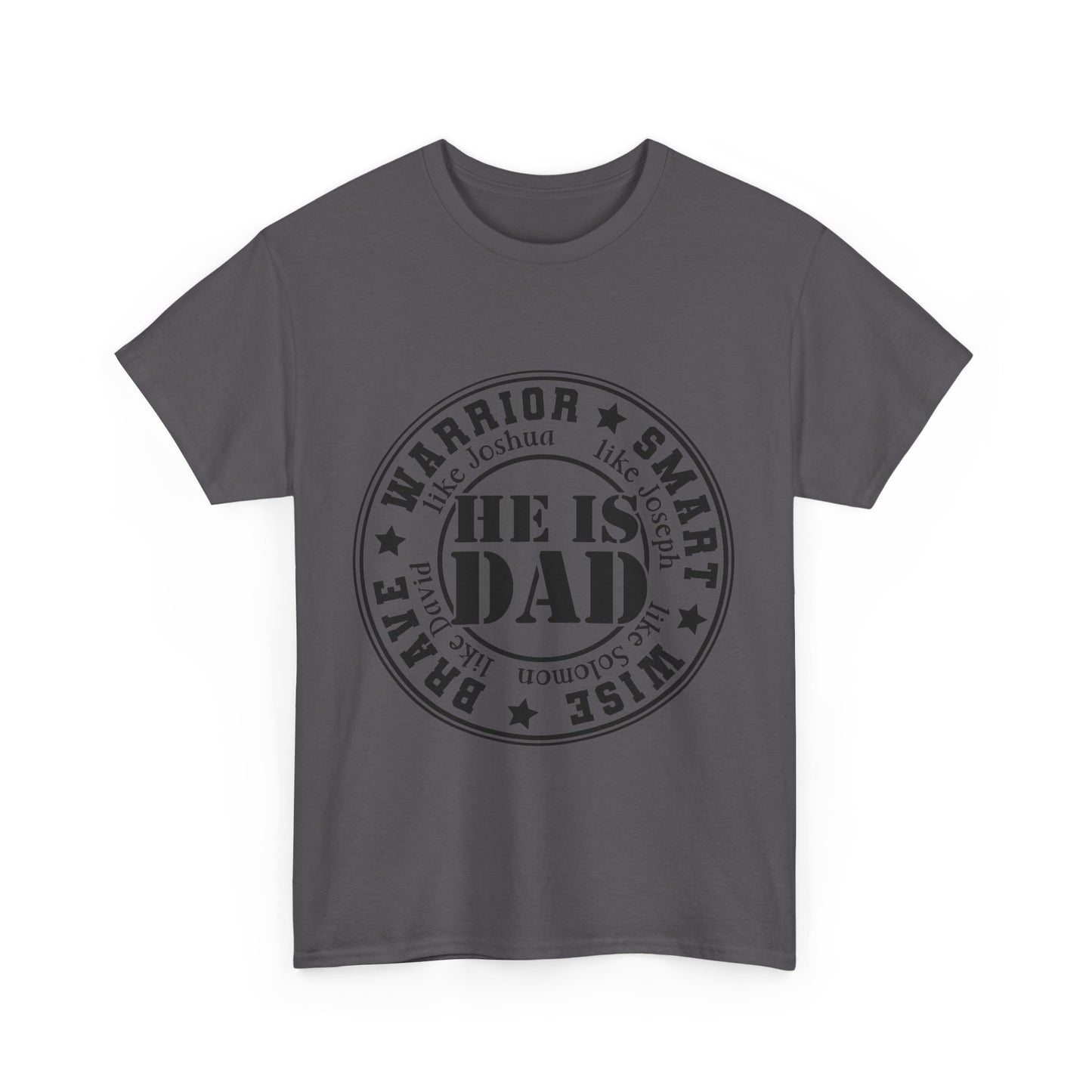 Father's Day Warrior Tee, Unisex Cotton Shirt, Gift for Dad, Smart and Brave T-Shirt, Inspirational Apparel