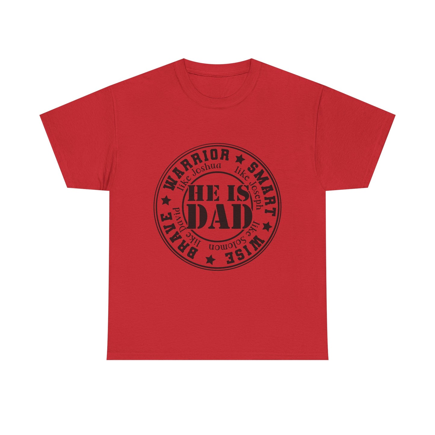 Father's Day Warrior Tee, Unisex Cotton Shirt, Gift for Dad, Smart and Brave T-Shirt, Inspirational Apparel