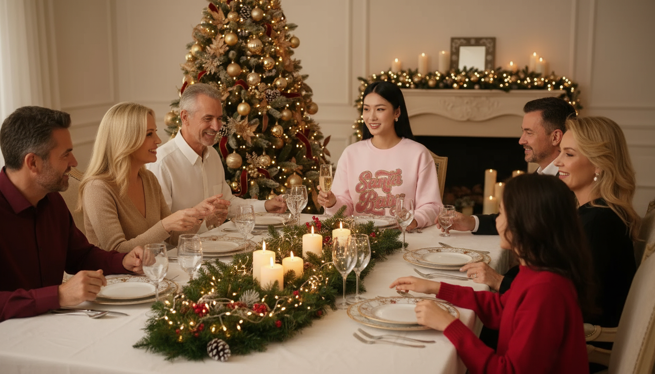 Santa Baby Crewneck Sweatshirt