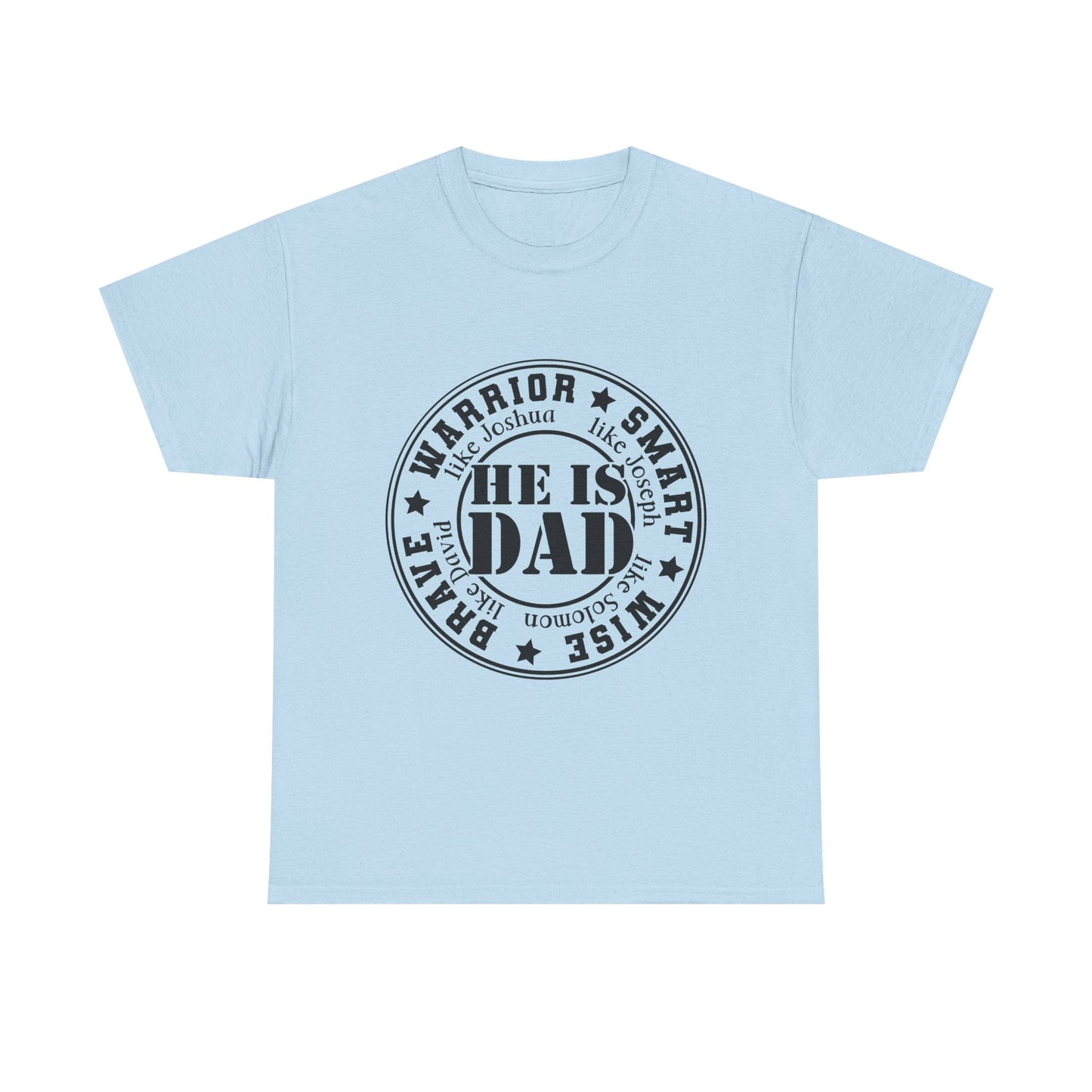 Father's Day Warrior Tee, Unisex Cotton Shirt, Gift for Dad, Smart and Brave T-Shirt, Inspirational Apparel