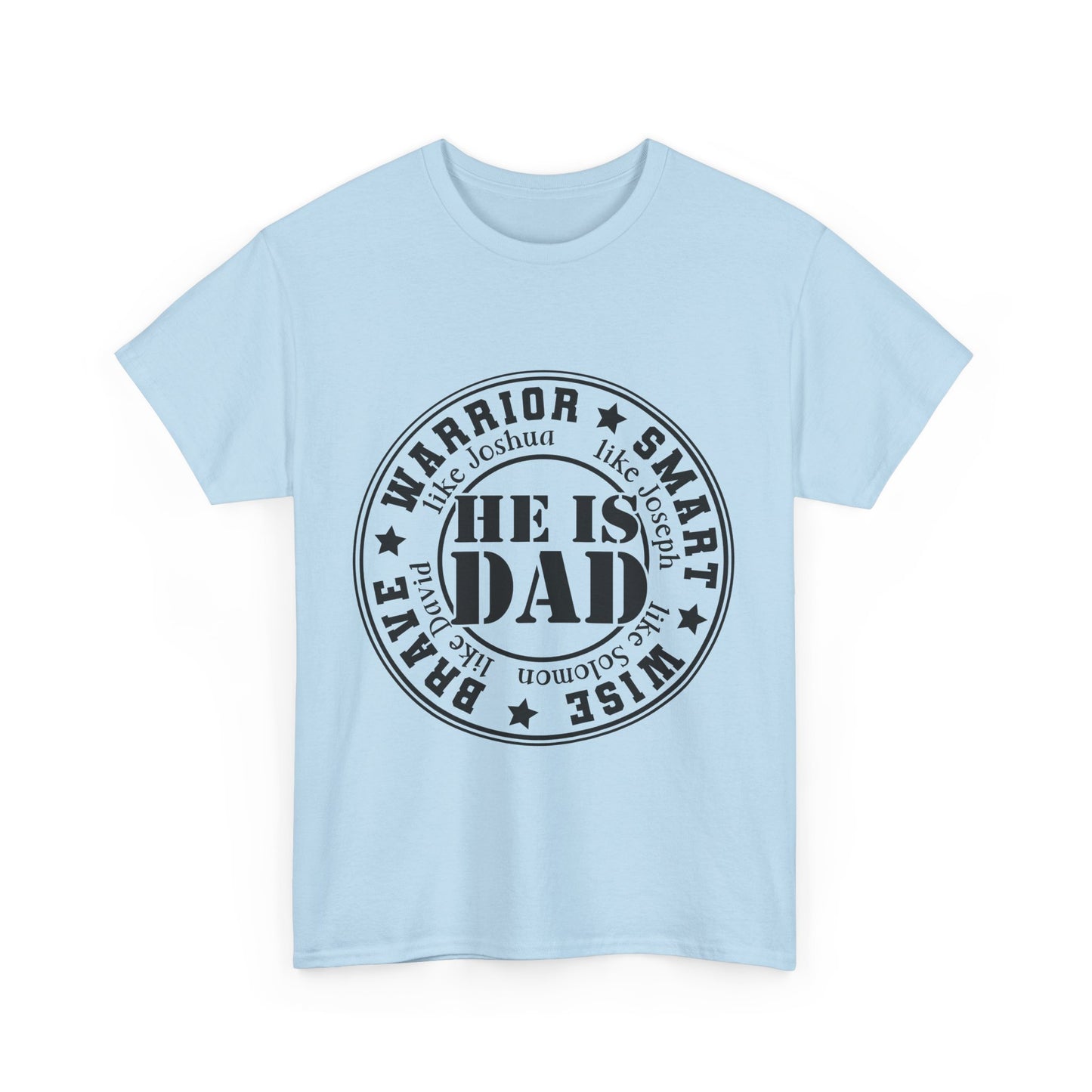 Father's Day Warrior Tee, Unisex Cotton Shirt, Gift for Dad, Smart and Brave T-Shirt, Inspirational Apparel