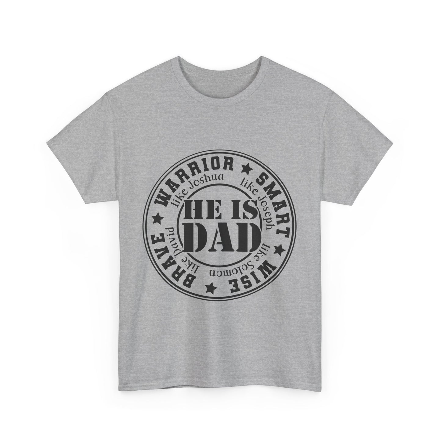 Father's Day Warrior Tee, Unisex Cotton Shirt, Gift for Dad, Smart and Brave T-Shirt, Inspirational Apparel