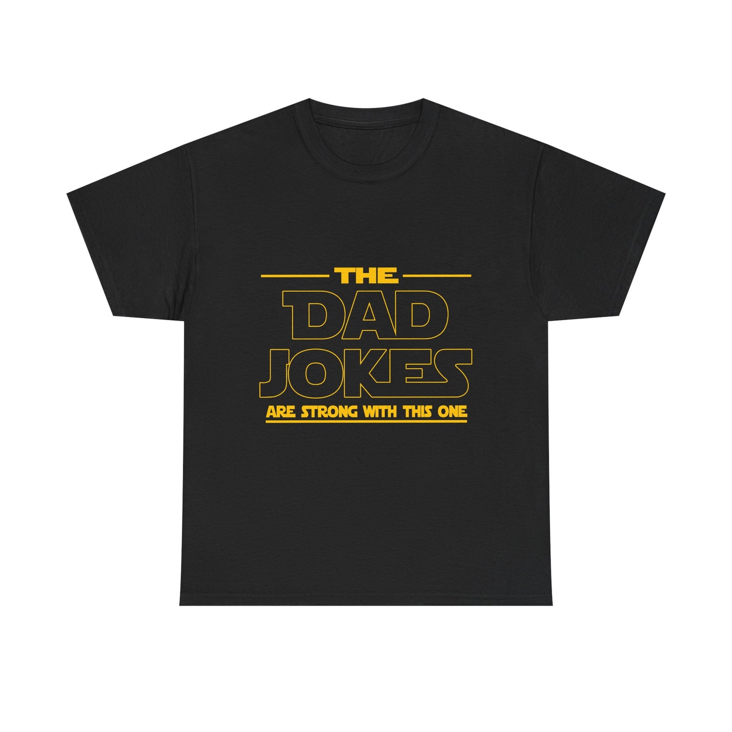 Dad Jokes Unisex Heavy Cotton Tee, Funny Tee for Dads, Gift for Father's Day, Humor Shirt, Casual Wear, Family Gathering