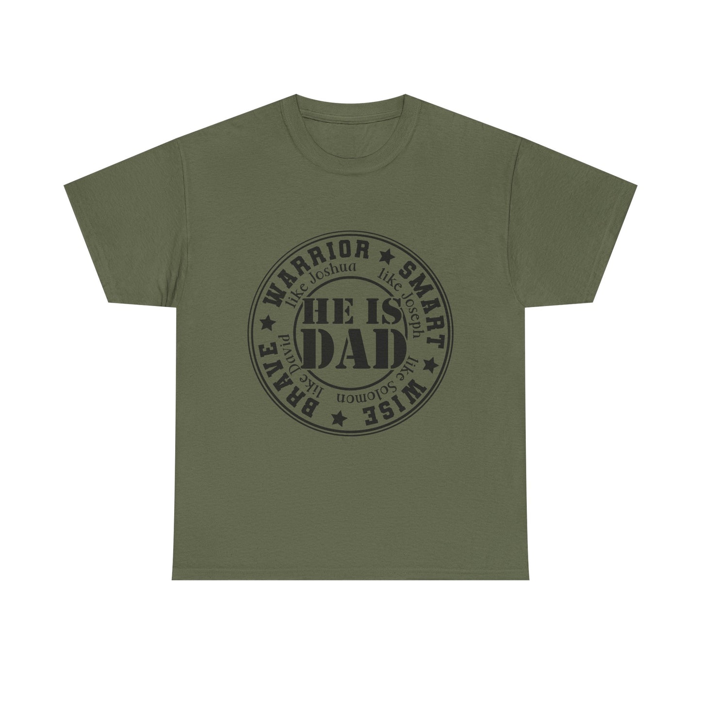 Father's Day Warrior Tee, Unisex Cotton Shirt, Gift for Dad, Smart and Brave T-Shirt, Inspirational Apparel