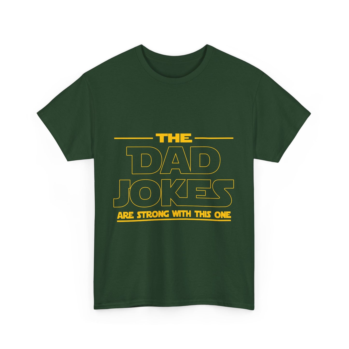 Dad Jokes Unisex Heavy Cotton Tee, Funny Tee for Dads, Gift for Father's Day, Humor Shirt, Casual Wear, Family Gathering
