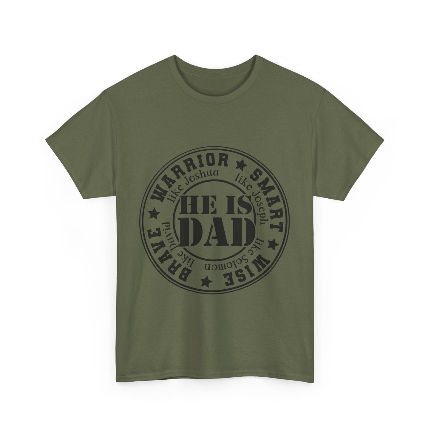 Father's Day Warrior Tee, Unisex Cotton Shirt, Gift for Dad, Smart and Brave T-Shirt, Inspirational Apparel