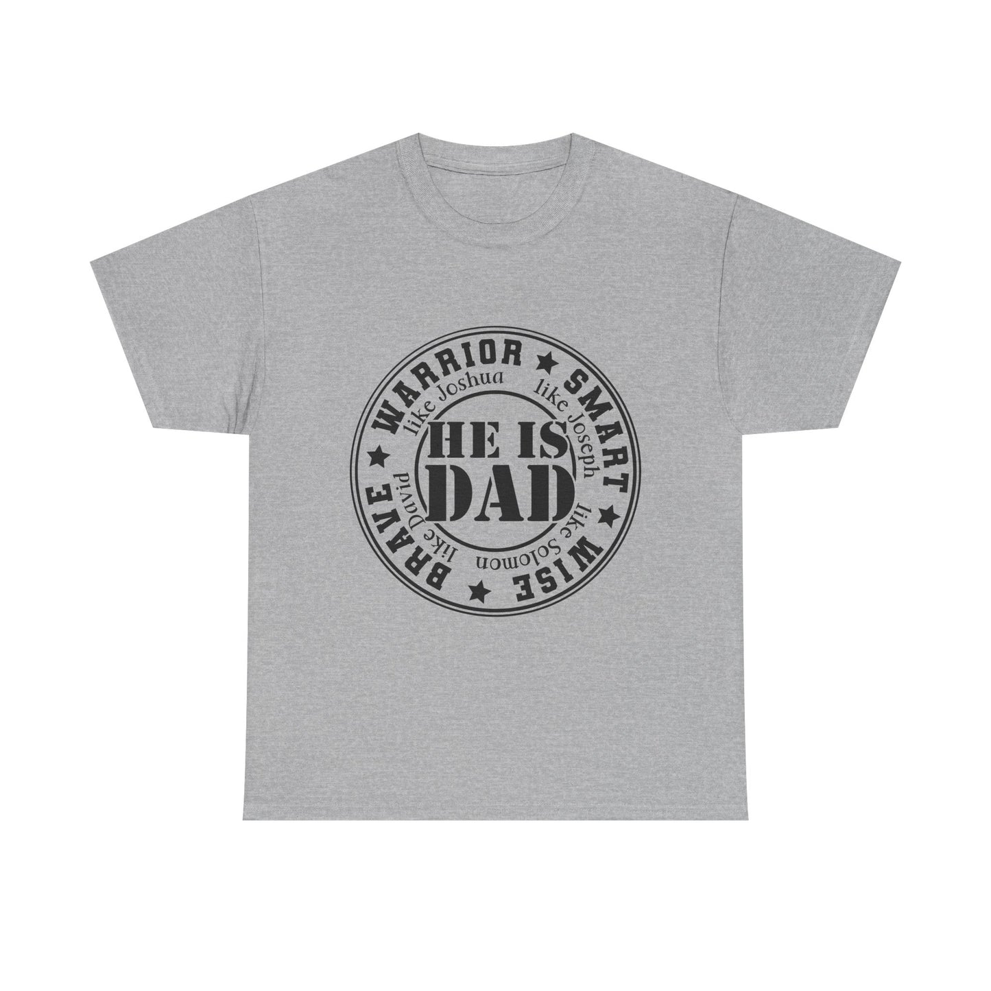 Father's Day Warrior Tee, Unisex Cotton Shirt, Gift for Dad, Smart and Brave T-Shirt, Inspirational Apparel