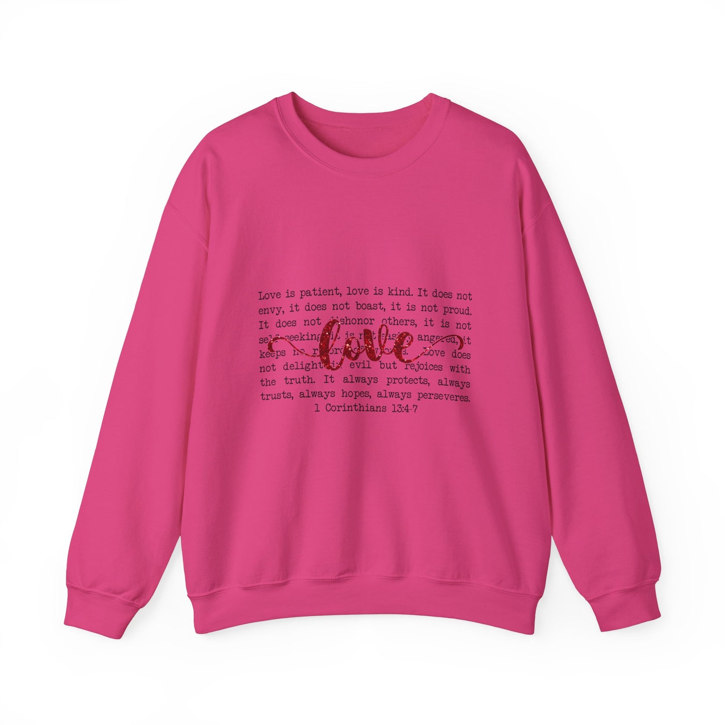 Love Bible Verse Sweatshirt