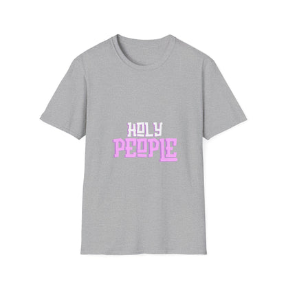 HOLY PEOPLE pink logo Unisex Softstyle T-Shirt