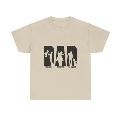 Father's Day Bad Dad Tee, Funny Gift for Dads, Unisex Heavy Cotton T-Shirt, Dad Humor, Perfect for Dad's Birthday