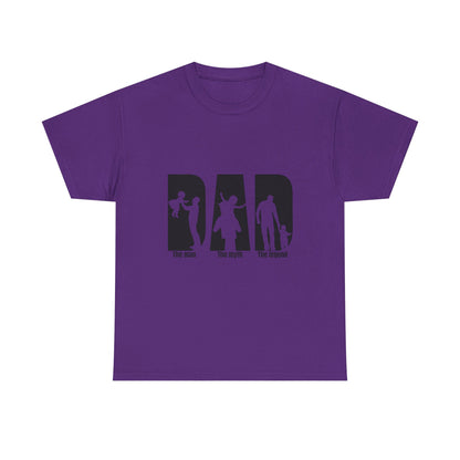 Father's Day Bad Dad Tee, Funny Gift for Dads, Unisex Heavy Cotton T-Shirt, Dad Humor, Perfect for Dad's Birthday