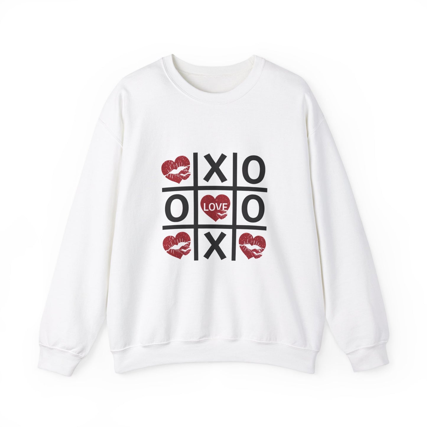 XOXO Sweatshirt, Retro Valentine Heart Sweatshirt