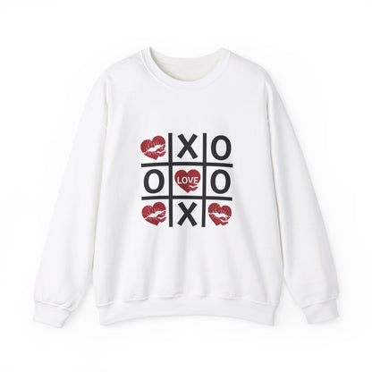 XOXO Sweatshirt, Retro Valentine Heart Sweatshirt