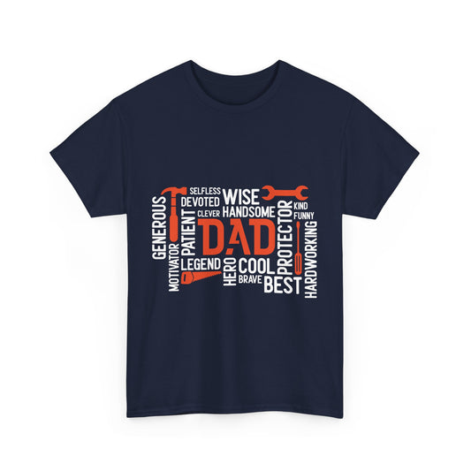 Celebratory Dad Tee - Perfect for Father's Day, Birthday Gift, Casual Wear, Family Gatherings, Unisex Cotton T-Shirt