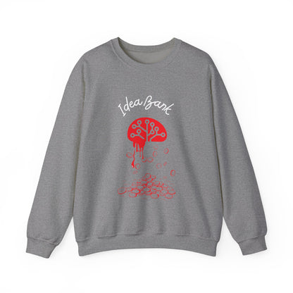 IDEA BANK red Crewneck Sweatshirt