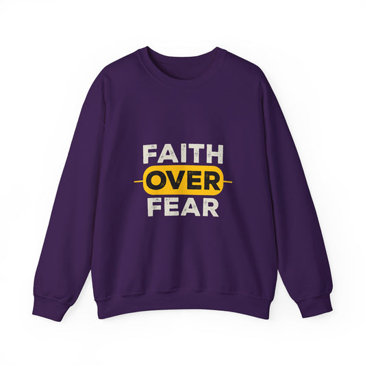 FAITH OVER FEAR Crewneck Sweatshirt