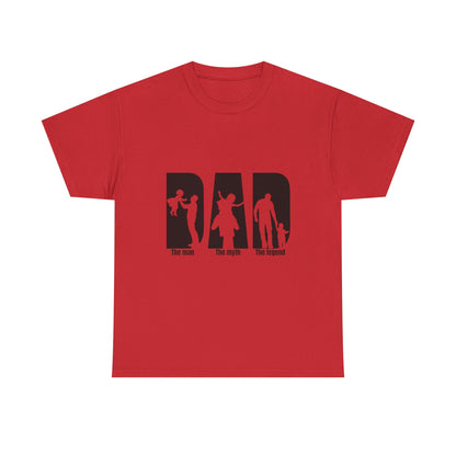 Father's Day Bad Dad Tee, Funny Gift for Dads, Unisex Heavy Cotton T-Shirt, Dad Humor, Perfect for Dad's Birthday