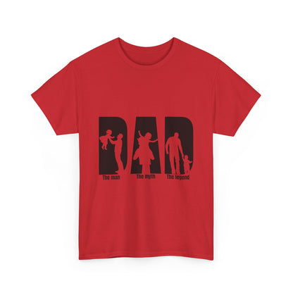 Father's Day Bad Dad Tee, Funny Gift for Dads, Unisex Heavy Cotton T-Shirt, Dad Humor, Perfect for Dad's Birthday