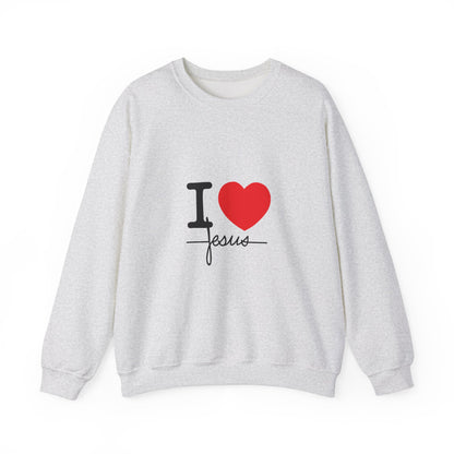 I LOVE JESUS  Crewneck Sweatshirt