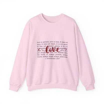 Love Bible Verse Sweatshirt