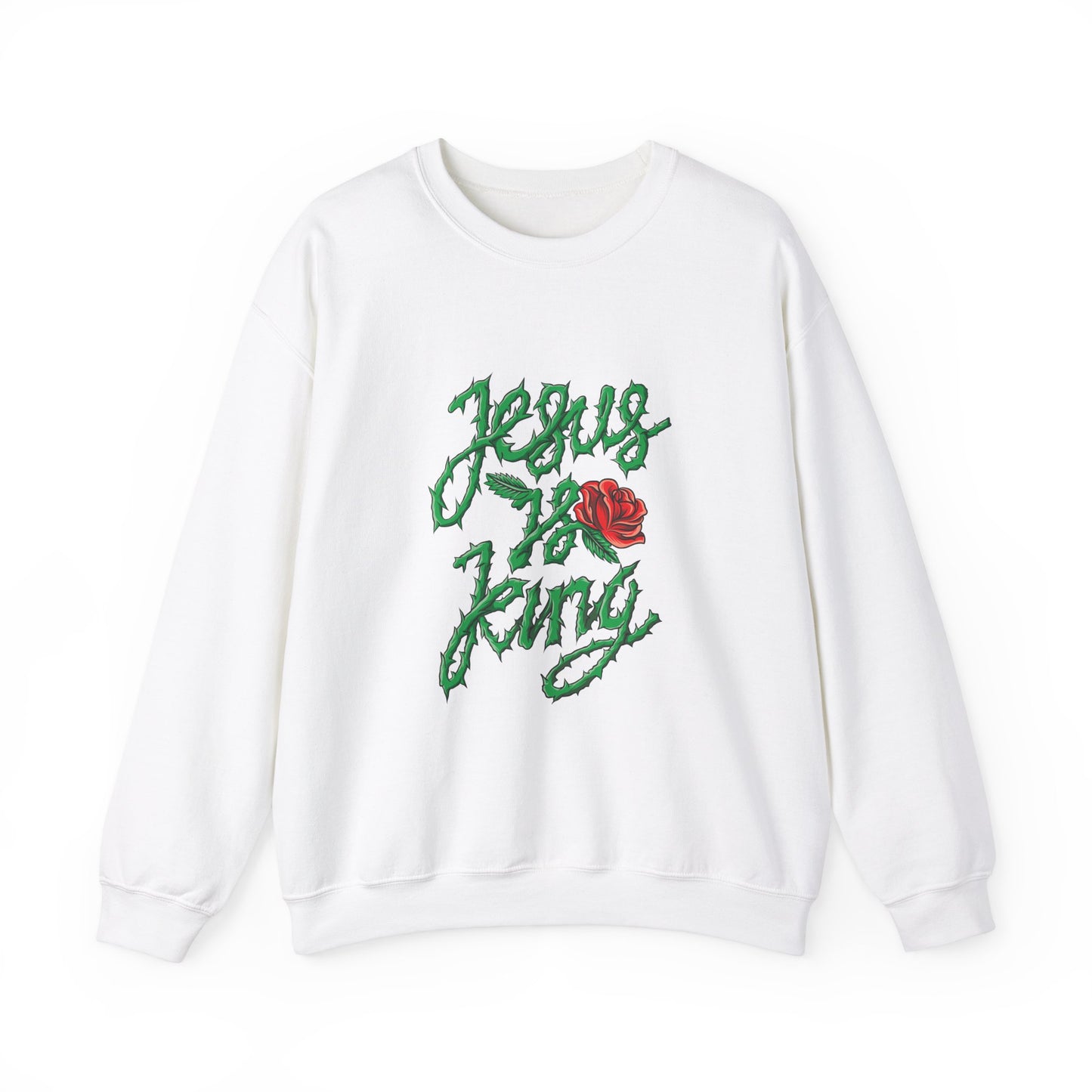 JESUS IS KING Crewneck Sweatshirt