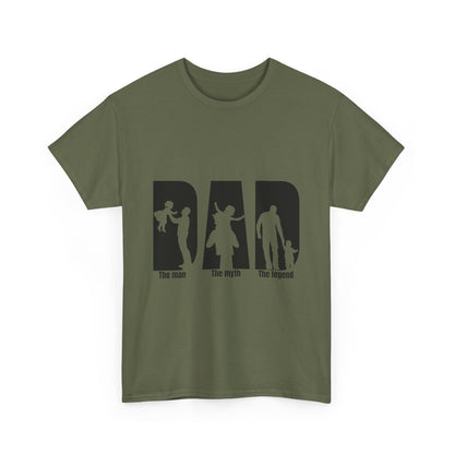Father's Day Bad Dad Tee, Funny Gift for Dads, Unisex Heavy Cotton T-Shirt, Dad Humor, Perfect for Dad's Birthday