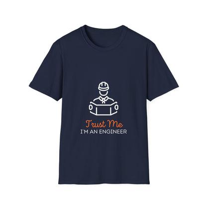 TRUST ME white orange Unisex Softstyle T-Shirt