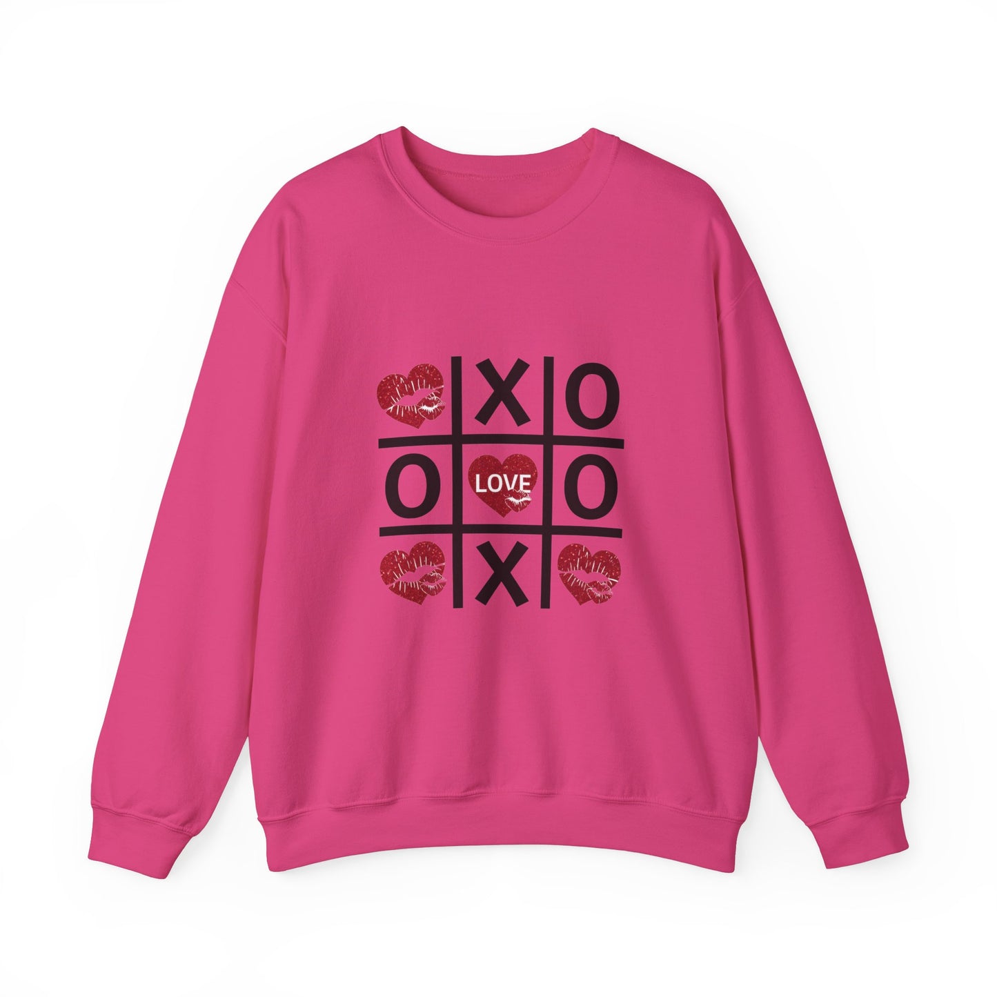 XOXO Sweatshirt, Retro Valentine Heart Sweatshirt