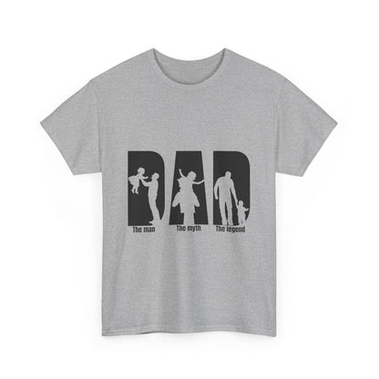 Father's Day Bad Dad Tee, Funny Gift for Dads, Unisex Heavy Cotton T-Shirt, Dad Humor, Perfect for Dad's Birthday