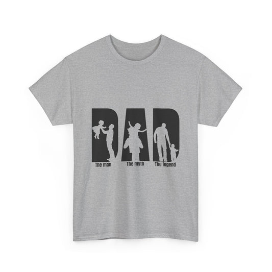 Father's Day Bad Dad Tee, Funny Gift for Dads, Unisex Heavy Cotton T-Shirt, Dad Humor, Perfect for Dad's Birthday