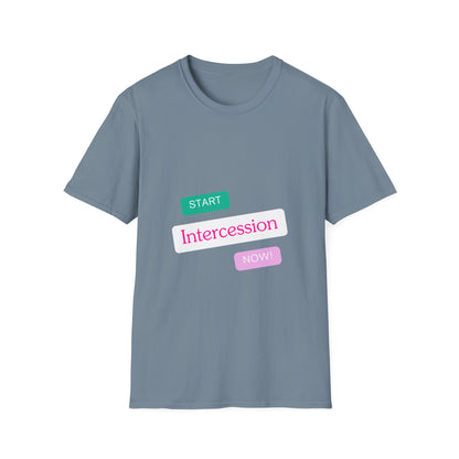 START INTERCESSION NOW Unisex Softstyle T-Shirt