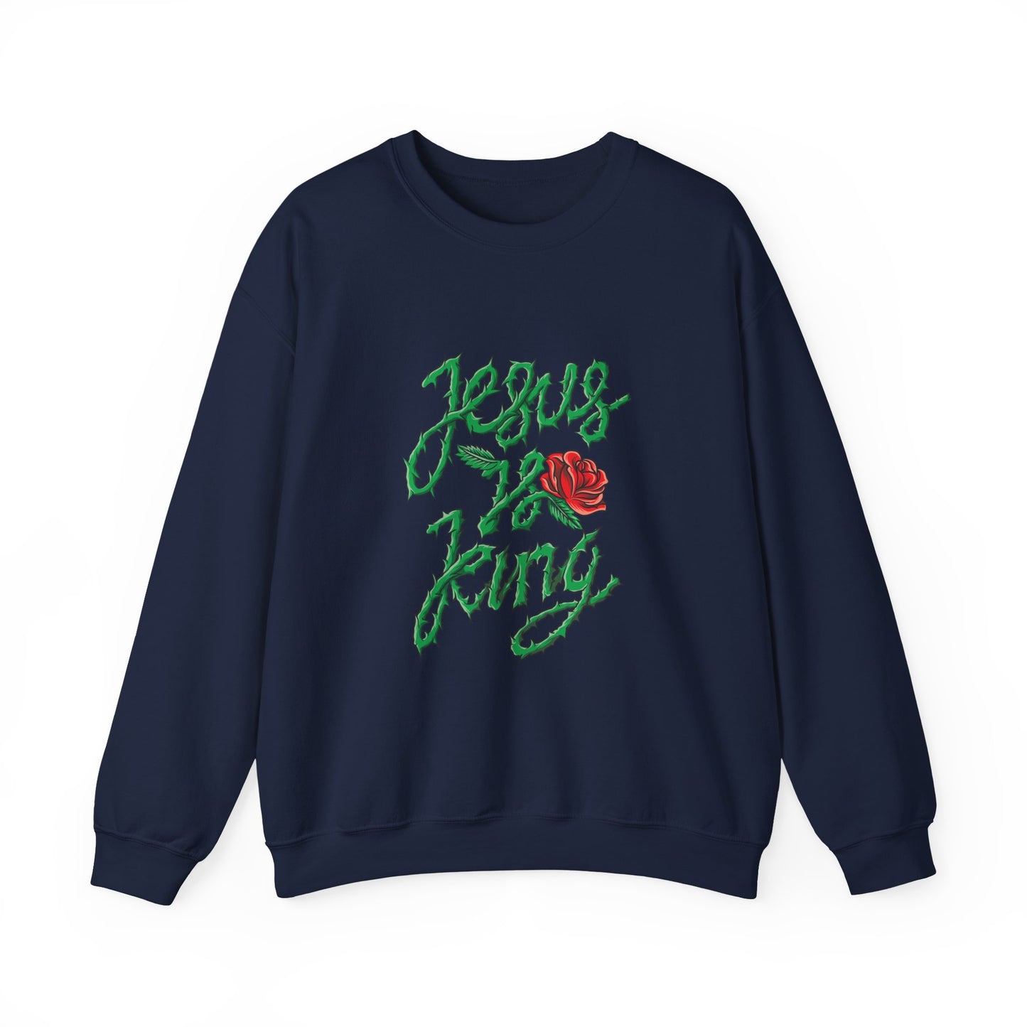 JESUS IS KING Crewneck Sweatshirt