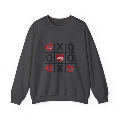 XOXO Sweatshirt, Retro Valentine Heart Sweatshirt