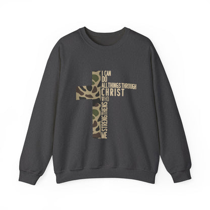 I Can Do All Things Through Christ Olive Green Logo