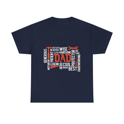 Celebratory Dad Tee - Perfect for Father's Day, Birthday Gift, Casual Wear, Family Gatherings, Unisex Cotton T-Shirt