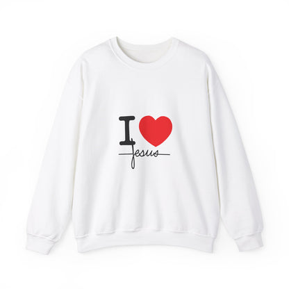 I LOVE JESUS  Crewneck Sweatshirt