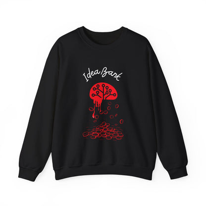 IDEA BANK red Crewneck Sweatshirt