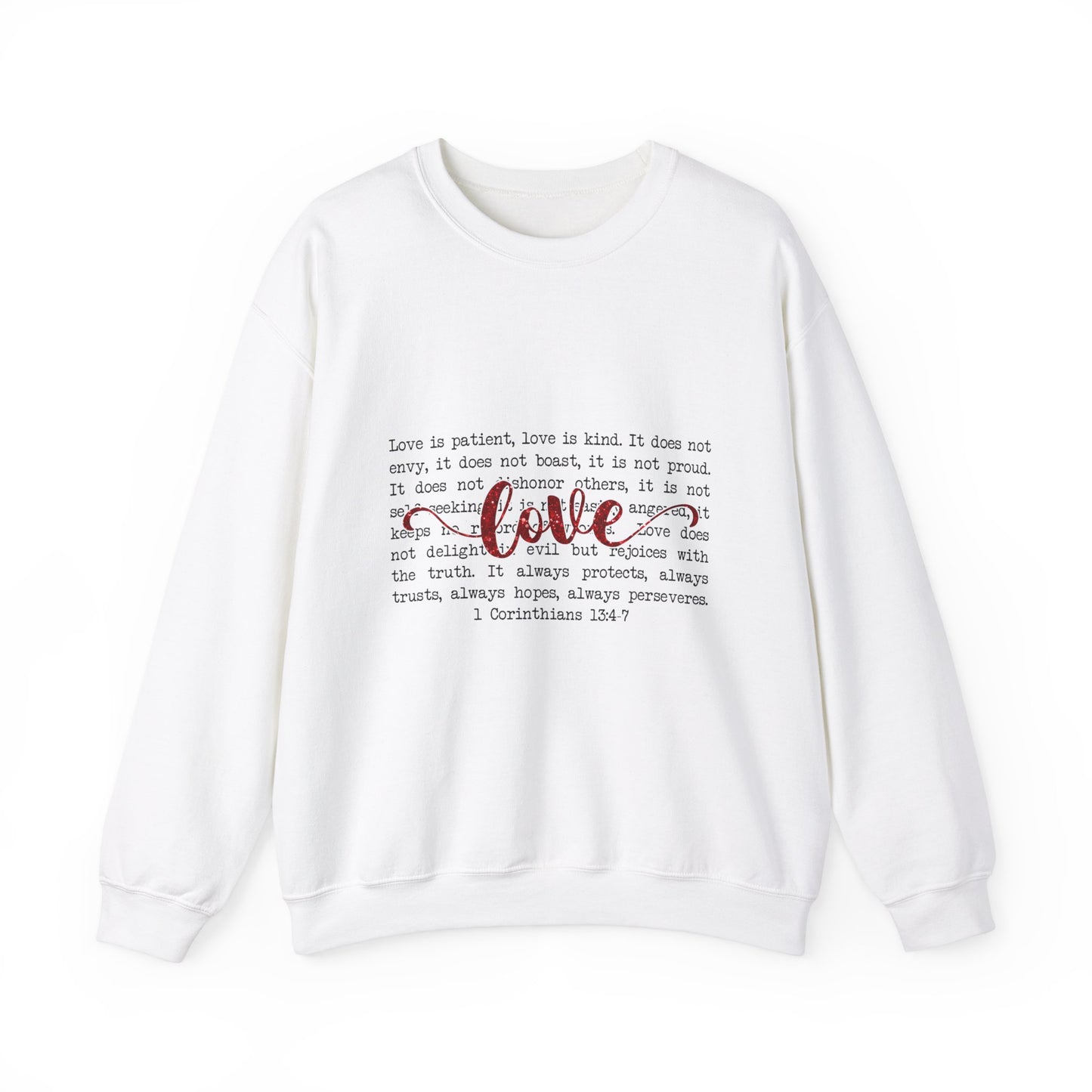 Love Bible Verse Sweatshirt