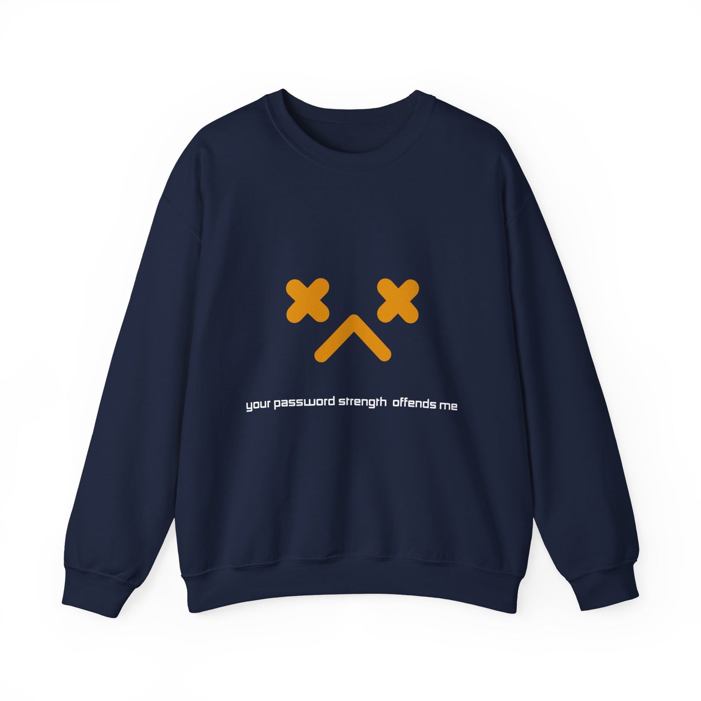 PASSWORD STRENGTH Sweatshirt yellow logo