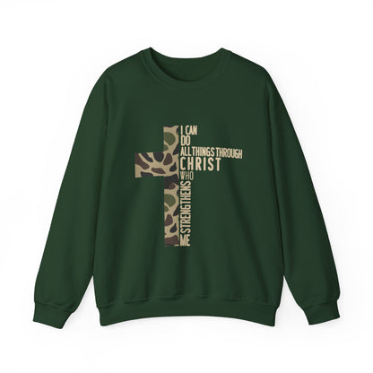 I Can Do All Things Through Christ Olive Green Logo