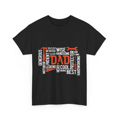 Celebratory Dad Tee - Perfect for Father's Day, Birthday Gift, Casual Wear, Family Gatherings, Unisex Cotton T-Shirt